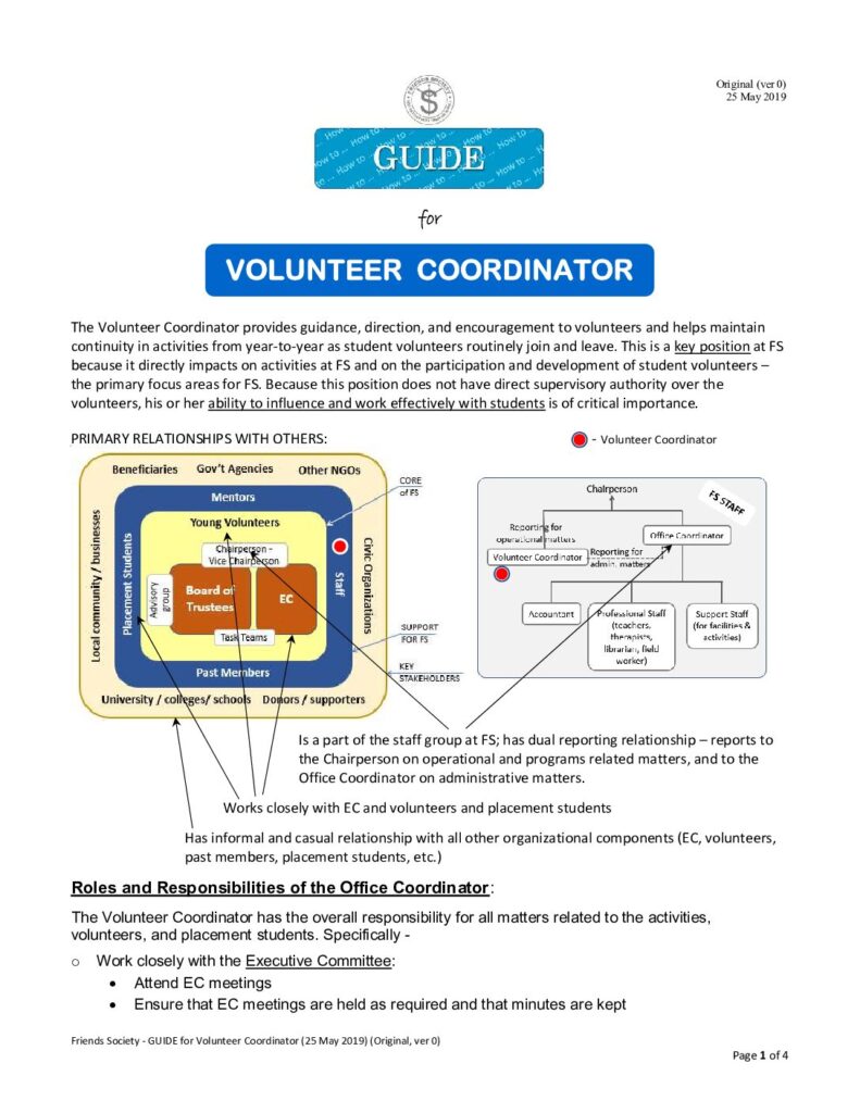 thumbnail of FS_Guide_Volunteer Coordinator_May 2019